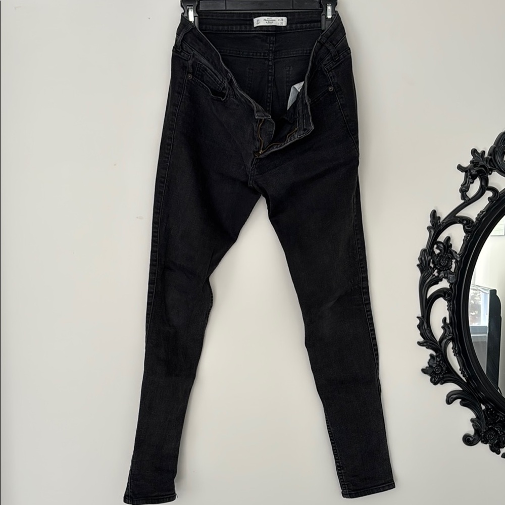 Abercrombie & Fitch Black Skinny Jeans
